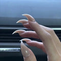 Claw Nude Press-On Nails, Stiletto Long