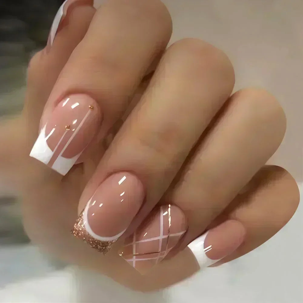 Glaze Press-On Nails, Square Short