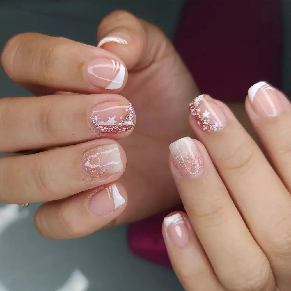 Glaze Press-On Nails, Square Short