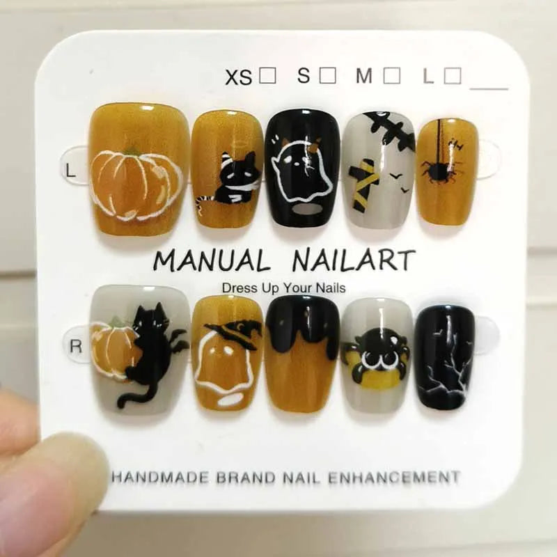Ghost Chic Press-On Nails, Square Short