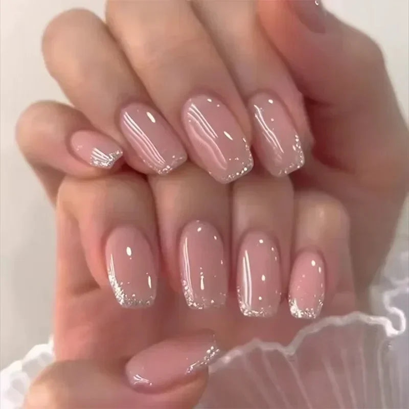 Glaze Press-On Nails, Square Short
