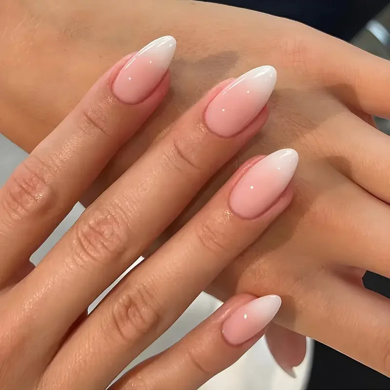Gradient Press-On Nails, Square Long