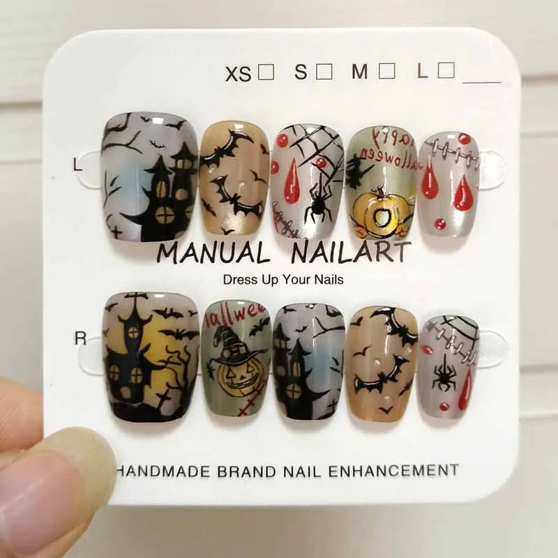 Ghost Chic Press-On Nails, Square Short