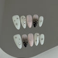 Starlet Press-On Nails, Almond Medium