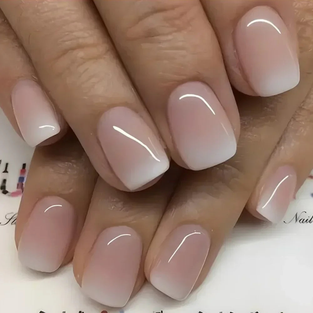 Glaze Press-On Nails, Square Short