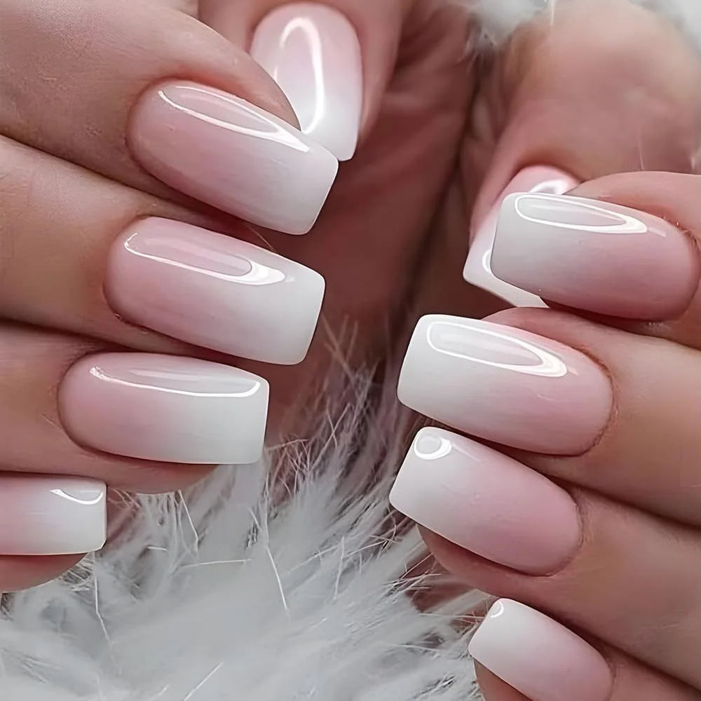 Glaze Press-On Nails, Oval Short