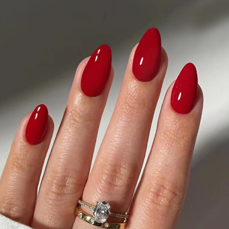 Second Skin Press-On Nails, Almond Medium