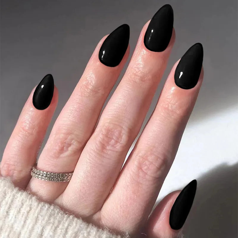 Second Skin Press-On Nails, Almond Medium