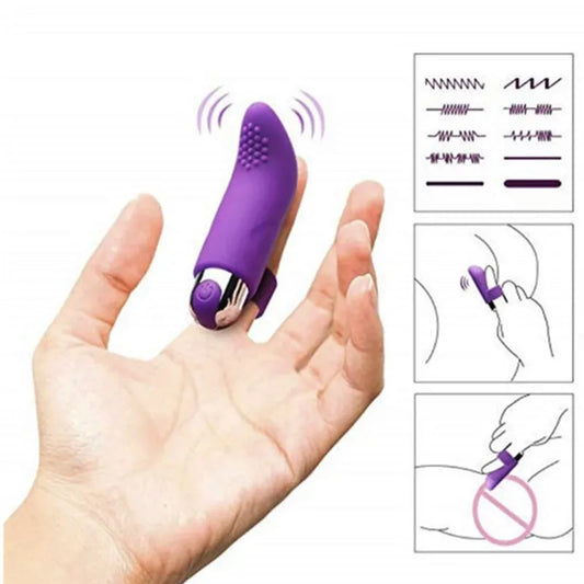 10 Speeds USB Charging Finger Vibrators Clitoris Stimulation Silicone Sex Toys For Women Massage Vibrating Adult Sex Product