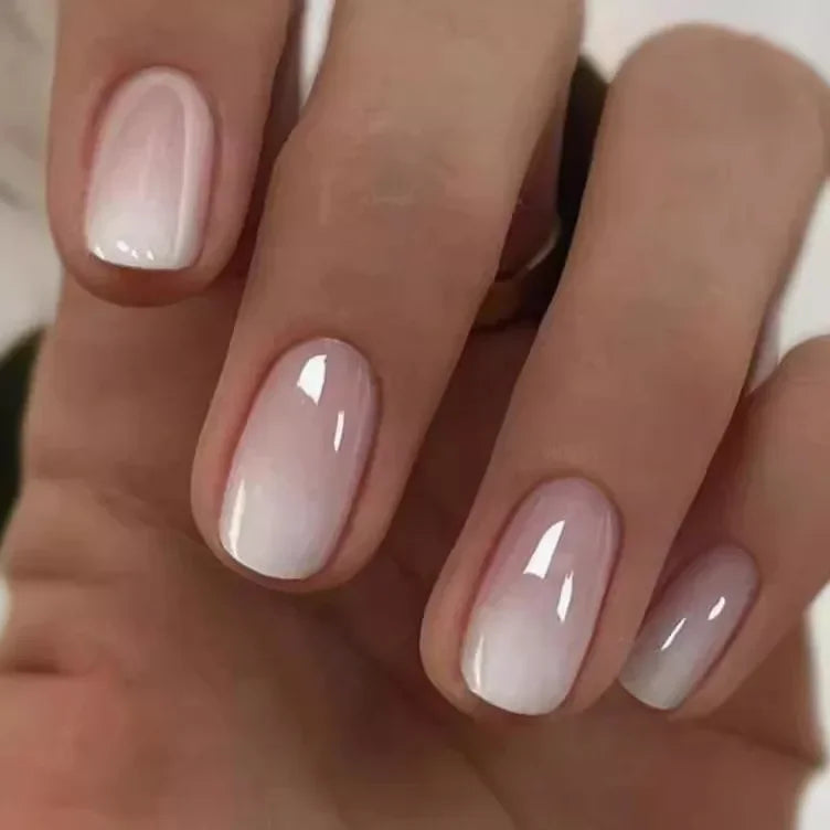Glaze Press-On Nails, Oval Short