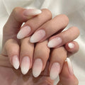 Bare Press-On Nails, Almond Medium