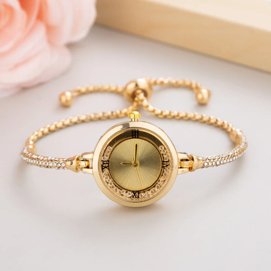 Steel Bracelet Watch Quartz Luxury Fashion Small Dial Elegant