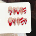 Candy Press-On Nails, Almond Medium