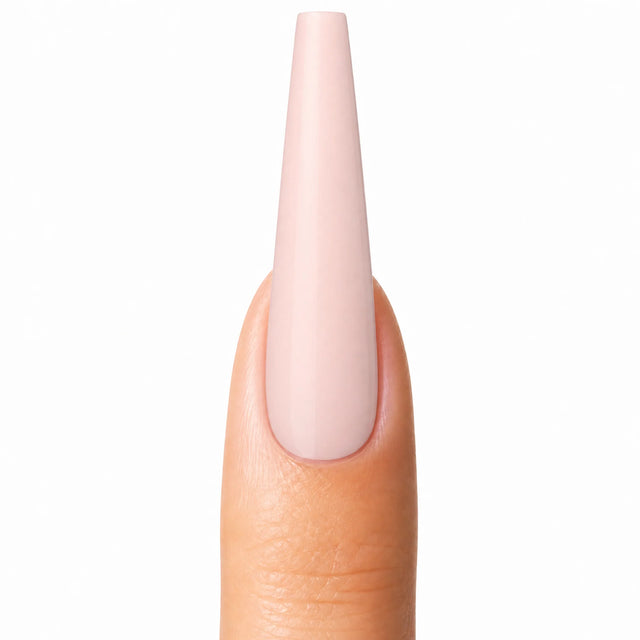 Ballet Press-On Nails, Long Coffin — Packshot fond blanc (variante / Shopping)