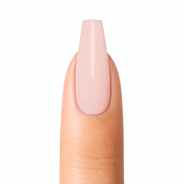 Ballet Press-On Nails, Medium Coffin — Packshot fond blanc (variante / Shopping)