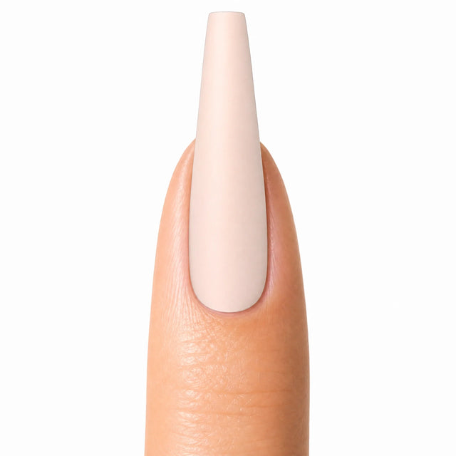 Bare Press-On Nails, Long Coffin — Packshot fond blanc (variante / Shopping)