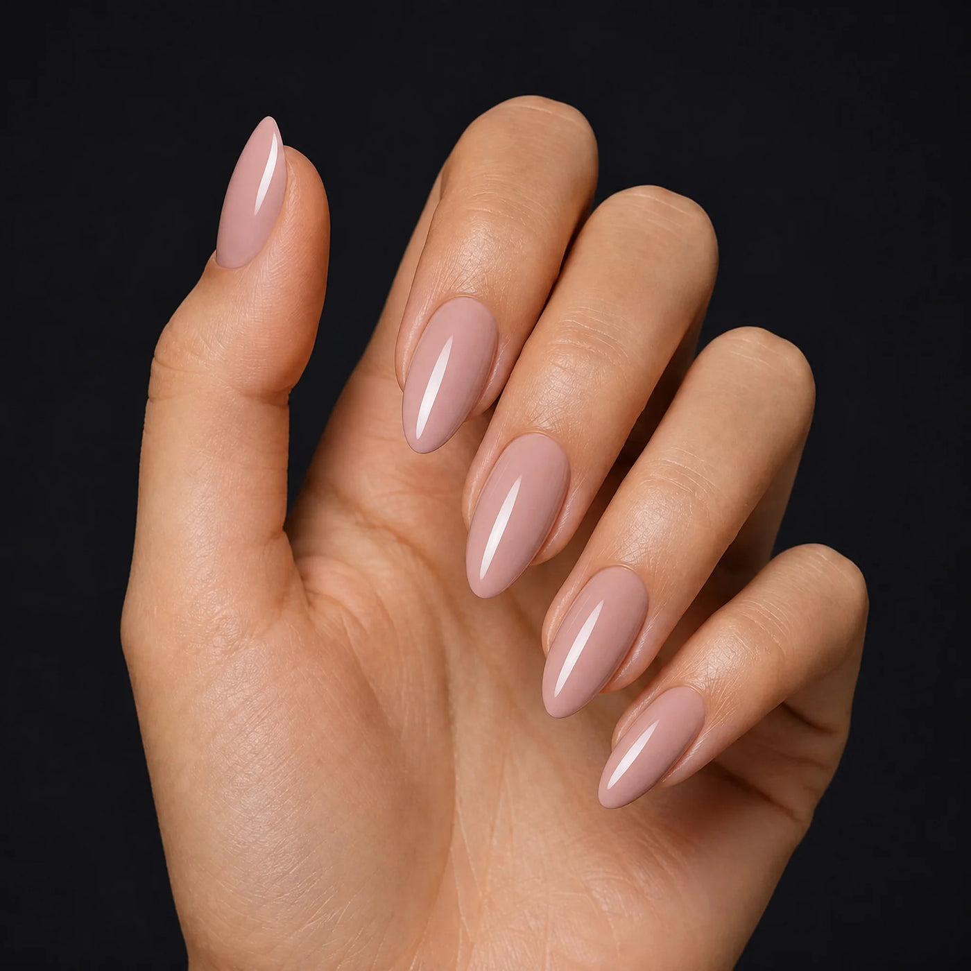 Blush Press-On Nails, Medium Almond