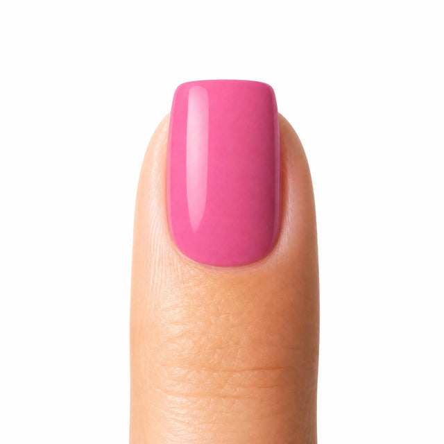 Bubblegum Press-On Nails, Short Square — Packshot fond blanc (variante / Shopping)