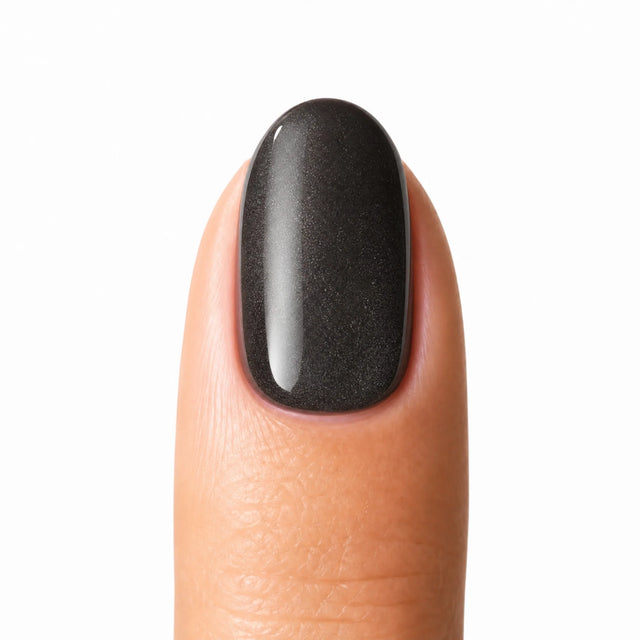 Glazed Cat Eye Press-On Nails, Almond Short — Packshot fond blanc (variante / Shopping)