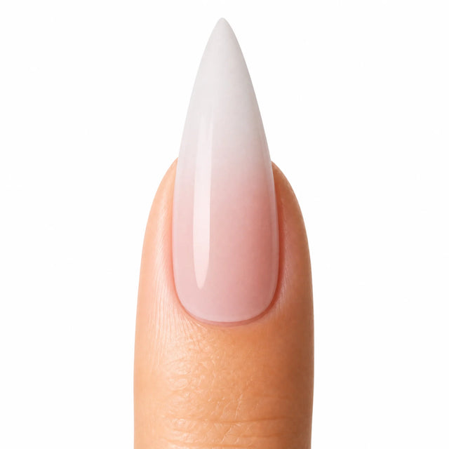 Lacquer Press-On Nails, Stiletto Long — Packshot fond blanc (variante / Shopping)
