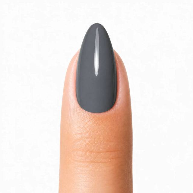 Slate Press-On Nails, Medium Almond — Packshot fond blanc (variante / Shopping)