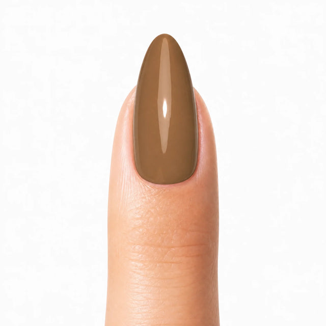 Toffee Press-On Nails, Medium Almond — Packshot fond blanc (variante / Shopping)