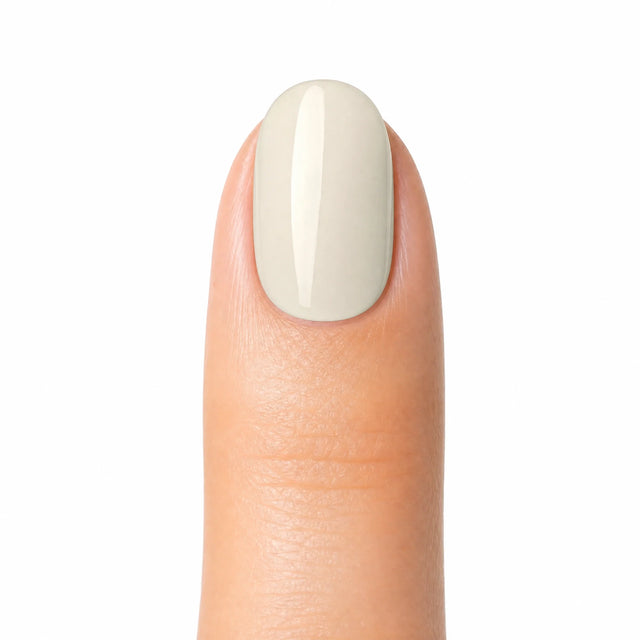 Vanilla Press-On Nails, Short Oval — Packshot fond blanc (variante / Shopping)