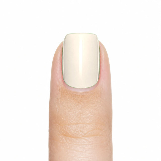Vanilla Press-On Nails, Short Square