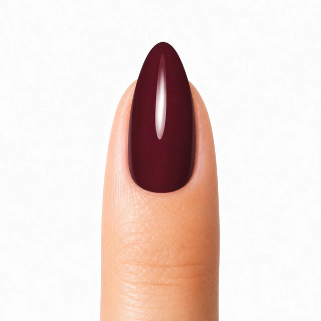 Wine Press-On Nails, Medium Almond — Packshot fond blanc (variante / Shopping)