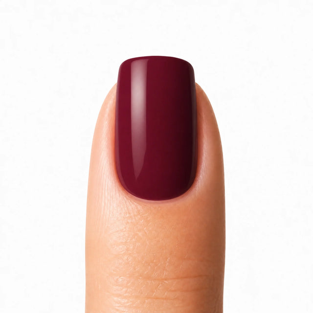 Wine Press-On Nails, Short Square — Packshot fond blanc (variante / Shopping)